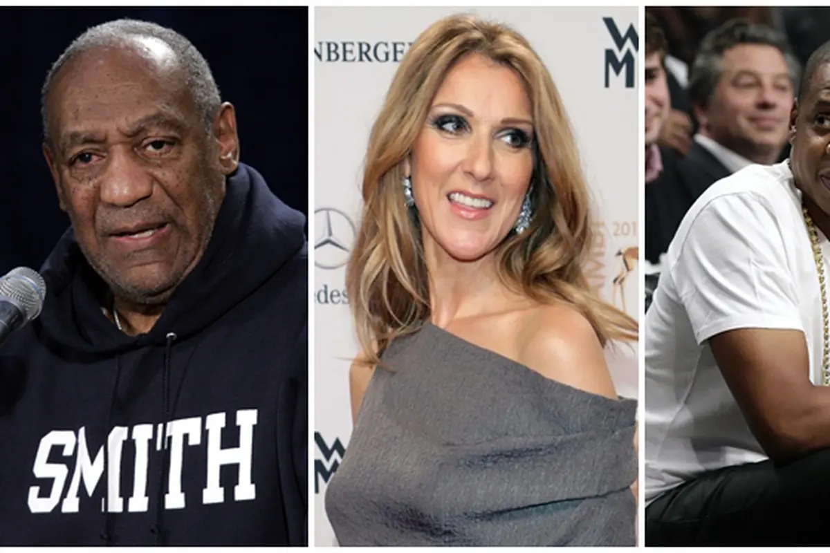 Bill Cosby, Celine Dion, Jay Z