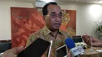 Menteri Perhubungan Budi Karya Sumadi di rumah dinas, Jumat (15/6/2018).