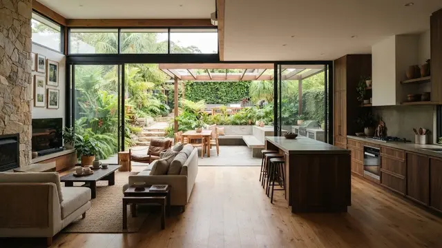 Inspirasi Rumah Kecil dengan Ruang Tamu dan Dapur Menyatu