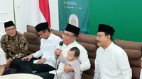 Ketua Umum Pengurus Besar Nahdlatul Ulama (PBNU), Yahya Cholil Staquf atau Gus Yahya. (Liputan6.com/Dian Agustini)