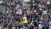 [VIDEO] Demo Lumpuhkan Kota Bangkok Semakin Panas