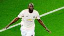 Romelu Lukaku - Striker asal Belgia ini ditebus Manchester United dengan mahar mencapai 76,23 juta Pounds dari Everton. Penampilan Lukaku tidak terlalu memuaskan fans Setan Merah, ia hanya mampu mengemas 42 gol dan 13 assist dari 96 penampilan. (AFP/Martin Bureau)