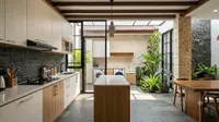 6 Desain Dapur dan Area Cuci dengan Material Batu Alam, Estetik Sekaligus Tahan Lama