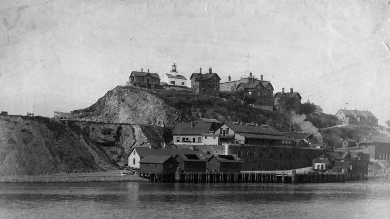 Alcatraz, yang pernah dijadikan pulau penjara pada masa lalu