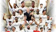Ilustrasi Real Madrid Juara La Liga 2023/2024. (Dok. Twitter Real Madrid)