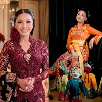 Salah satu yang paling mencuri perhatian adalah Rossa. Penyanyi satu ini tampil begitu memukau dalam balutan busana bernuansa oranye terang dengan detail floral yang kaya.  [@itsrossa910].