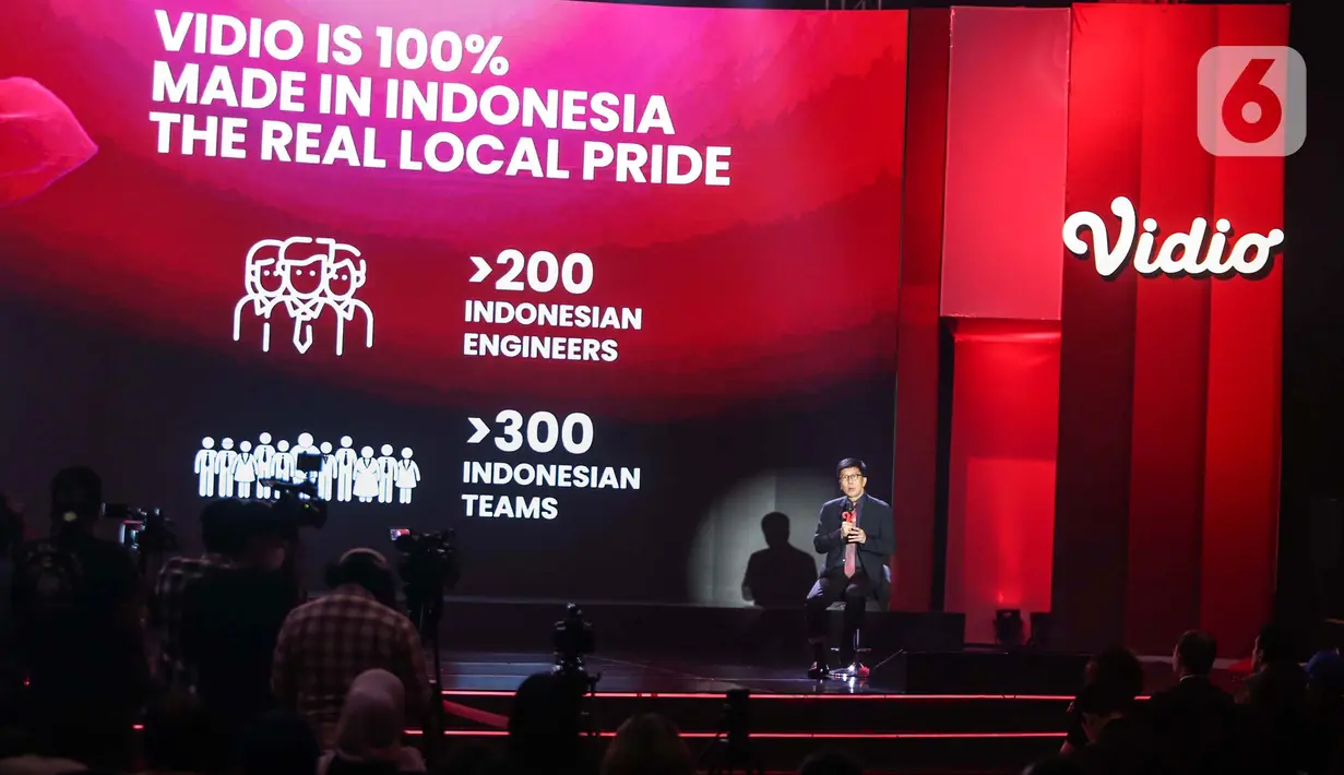 Bertemakan Rumah Cerita bertabur bintang, Vidio berkolaborasi dengan produser, sutradara, penulis hingga pemain terbaik di industri film Indonesia. (Liputan6.com/Angga Yuniar)