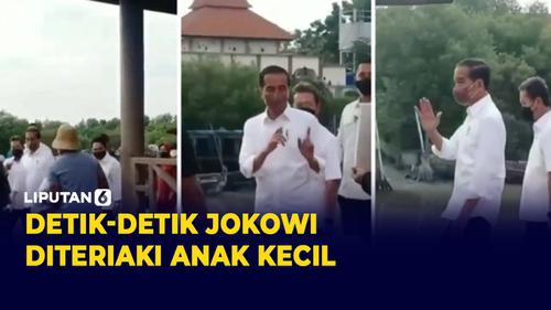 VIDEO: Bocah Nekat! Jokowi Datang Malah 'Diledekin'