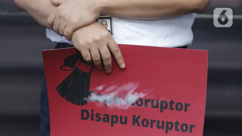 Aksi Unjuk Rasa Pegawai KPK Nonaktif Bersama Pegiat Anti Korupsi
