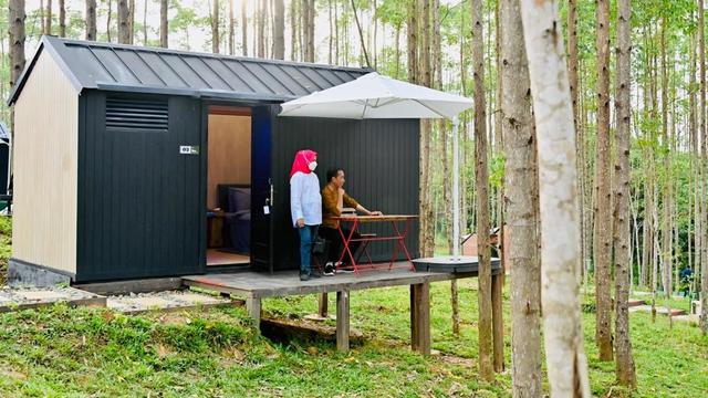 Presiden Jokowi dan Ibu Negara Iriana Bermalam di IKN