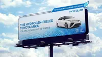 Billboard canggih Toyota bisa hisap emisi (Foto: Autoevolution). 