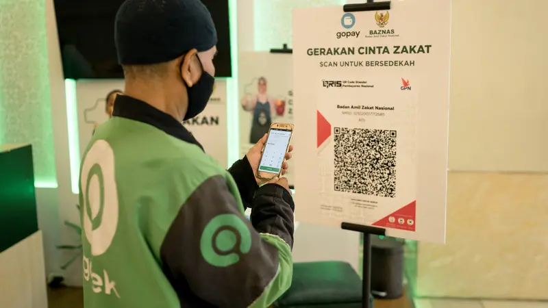 Pembayaran zakat melalui Gopay