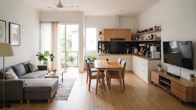 Desain Rumah Type 36 Tanpa Sekat