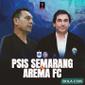 Piala Presiden 2022 - Duel Pelatih - PSIS Semarang Vs Arema FC (Bola.com/Adreanus Titus)