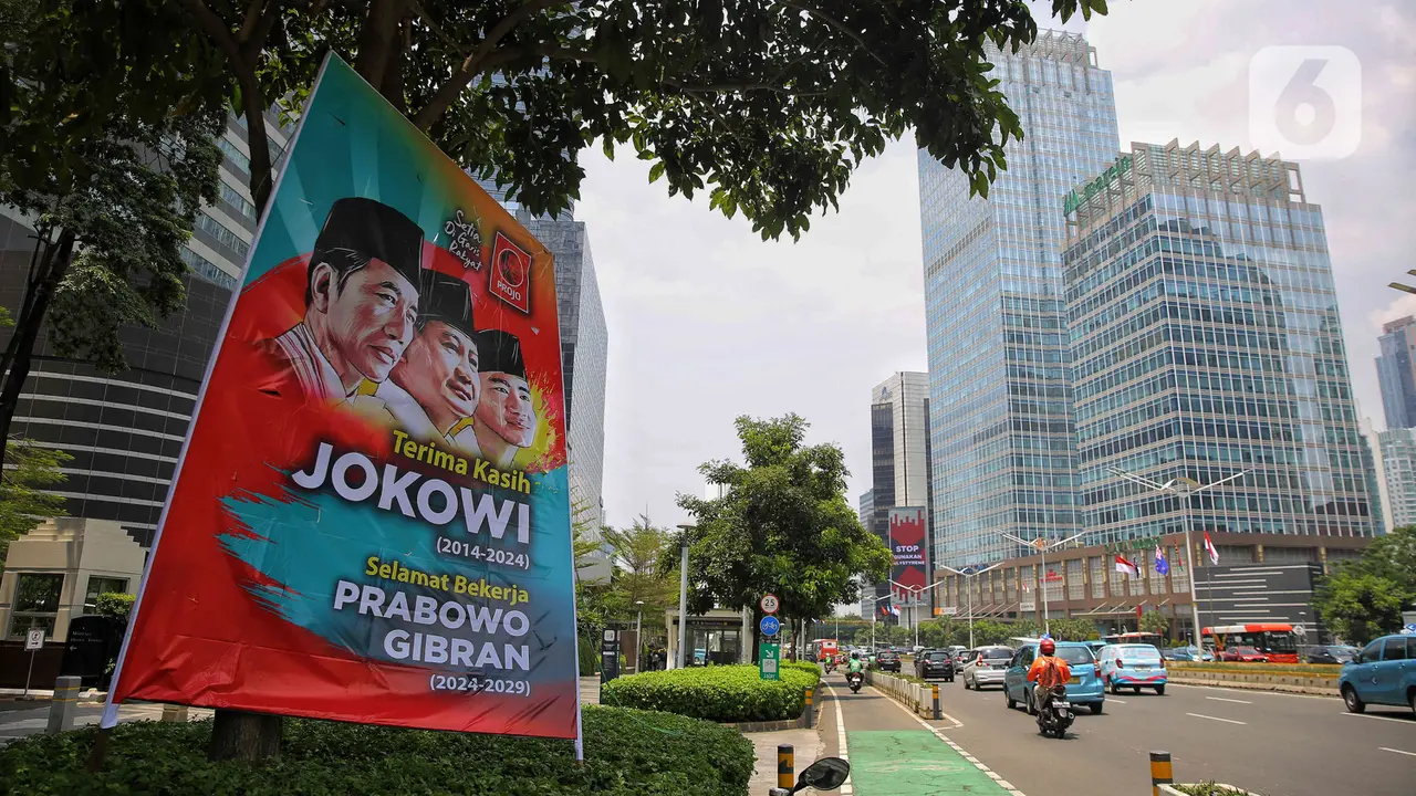 Jelang Pelantikan Prabowo-Gibran, Muncul Spanduk dan Baliho Terima Kasih Jokowi