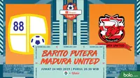 Shopee Liga 1 - Barito Putera Vs Madura United FC (Bola.com/Adreanus Titus)