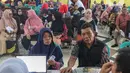 Kebijakan ini mencakup layanan Transjakarta, MRT, dan LRT Jakarta mulai diberlakukan secara bertahap. (Liputan6.com/Angga Yuniar)