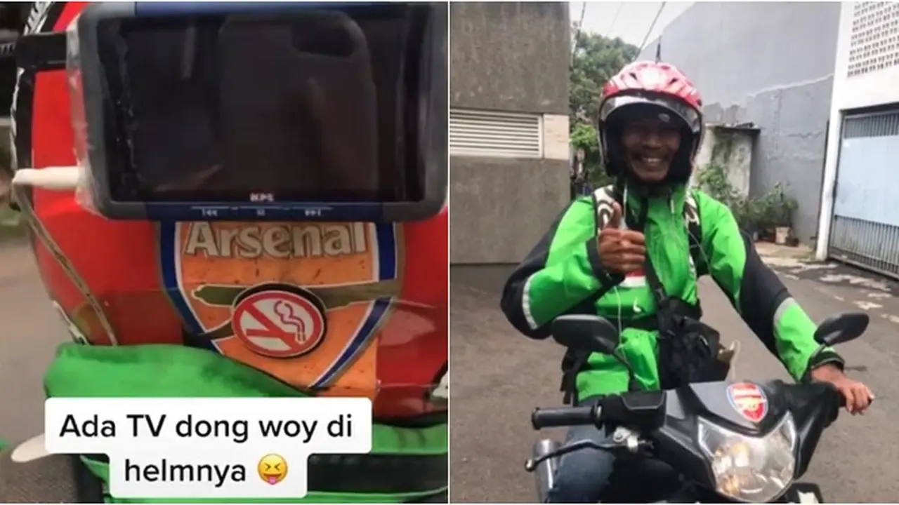 Viral Ojek Online Bintang Lima, Ada Fasilitas Televisi Mini
