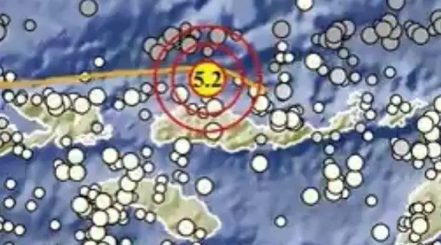 Gempa Magnitudo 5,2 Guncang Ruteng NTT