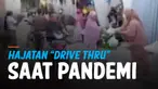 CEGAH KERUMUNAN, ACARA KHITANAN DIGELAR ALA DRIVE THRU