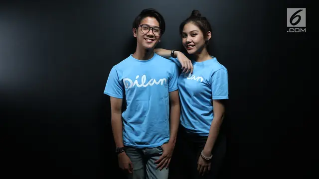 Pemain film Dilan, Vanessa Prescilla dan Iqbaal Dhiafakhri Ramadhan