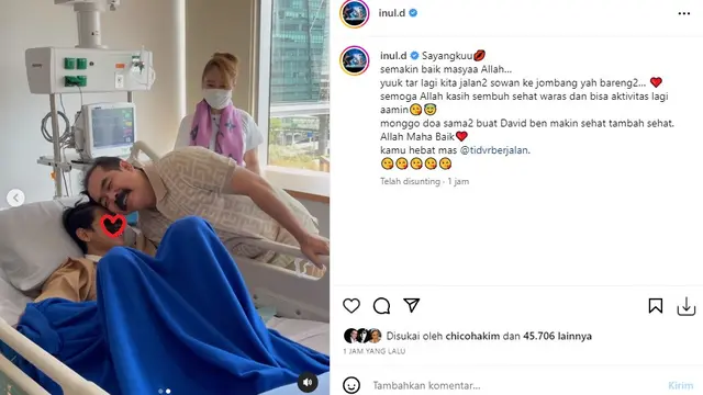 David Ozora Latumahina (Foto: Instagram/@inul.d)