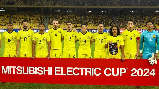Starting XI Timnas Malaysia saat bermain di Piala AFF 2024 (c) Ofisial X @FAM_Malaysia
