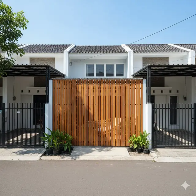 Model Rumah Kecil dengan Teras Mungil