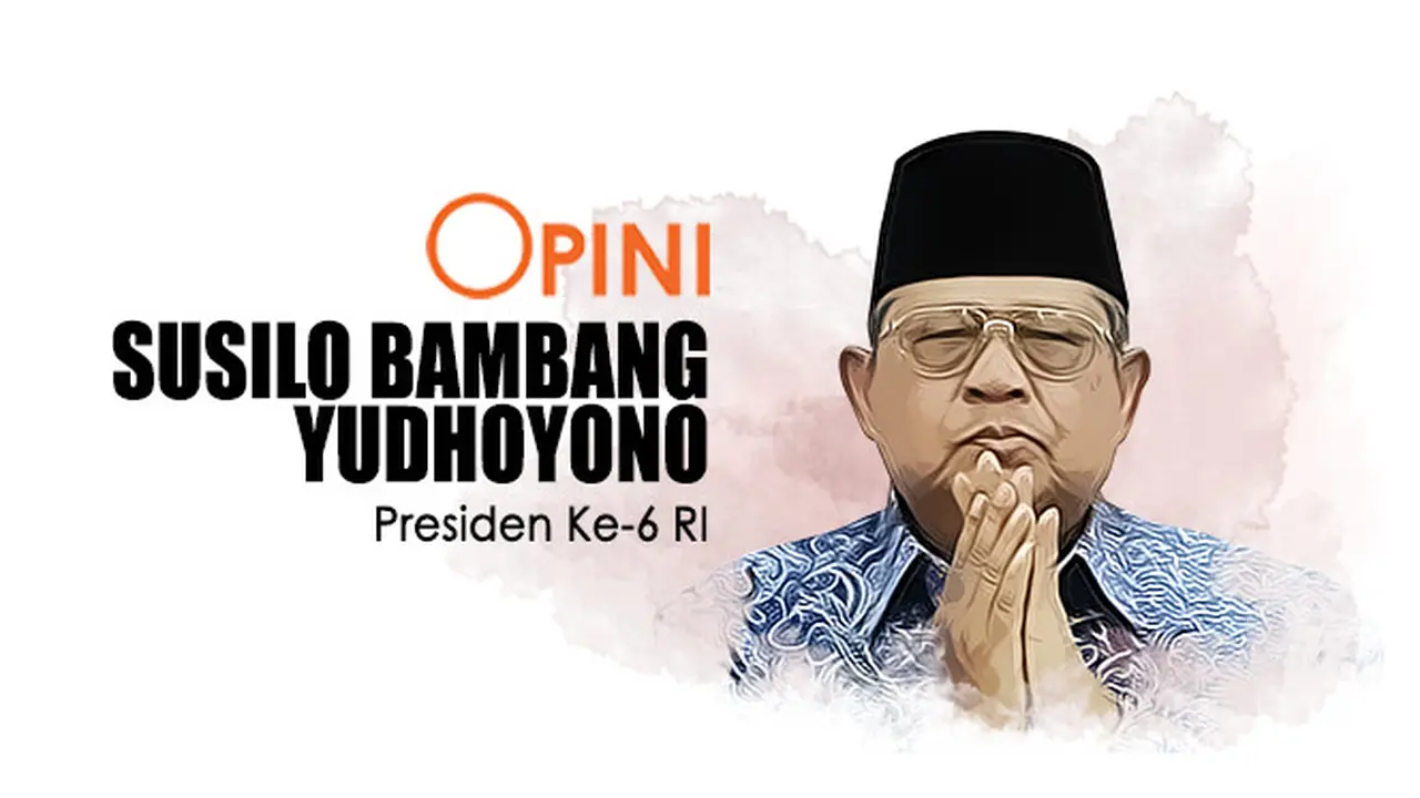 Opini Susilo Bambang Yudhoyono. (Liputan6.com/Abdillah)