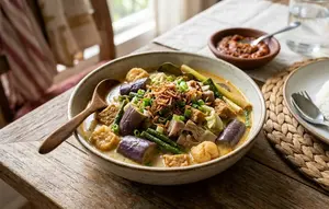 Resep Lodeh Terong Ungu Santan Sederhana ala Rumahan, Gurih Bikin Nagih