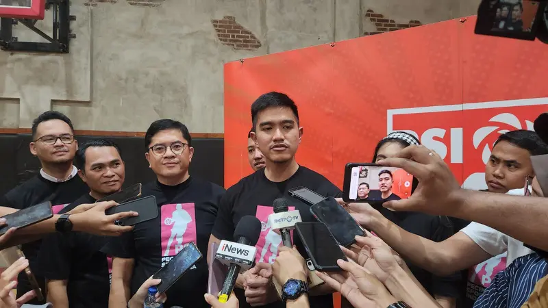 Ketua Umum Partai Solidaritas Indonesia (PSI), Kaesang Pangarep biacara soal calon wakil gubernur untuk dampingi Ridwan Kamil di Pilkada Jakarta.