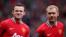 Paul Scholes dan Wayne Rooney (Mirror)