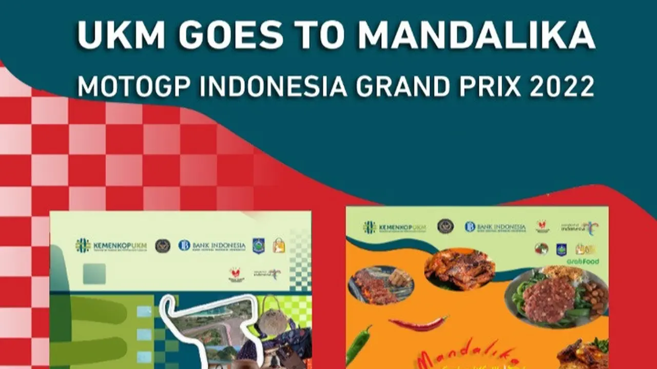 Katalog digital berisi 1.25a6 UMKM untuk dipajang di Sirkuit Mandalika