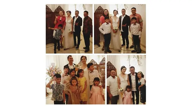 6 Potret Pernikahan Ari Gitaris Padi dan Dina Perama, Berteman Sejak Sekolah Dasar