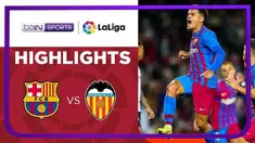 Berita Video, Hasil Pertandingan Barcelona Vs Valencia pada Senin (18/10/2021)