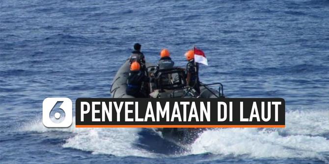 VIDEO: 8 Jam Terapung di Laut Natuna, Pria Ini Diselamatkan TNI AL