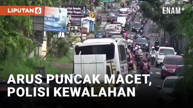 VIDEO: Polisi Kewalahan, Arus Libur Nataru Menuju Puncak Masih Padat