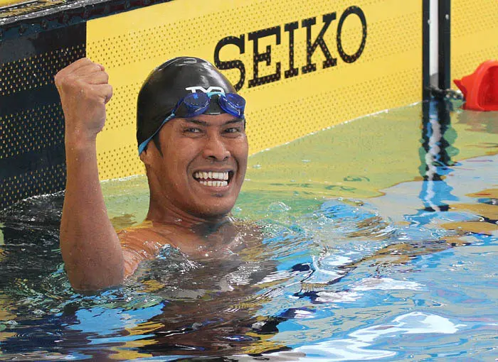 Guntur meraih medali emas di nomor 100 meter gaya dada SB8 sekaligus memecahkan rekor di ASIAN Para Games 2017. (dok APG Indonesia)