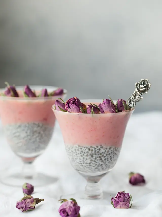 ilustrasi pudding buah naga/pexels