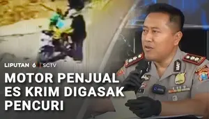 Motor Penjual Es Krim Digasak Pencuri