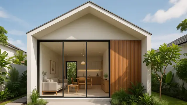 Desain Rumah Kecil 4x6 Mewah Estetik Kontemporer di 2025/AI