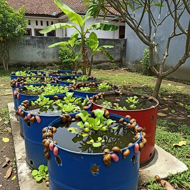 Cara Ternak Keong Mas di Drum Bekas, Solusi Hemat Pakan Ternak