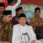 Bakal cawapres KH Ma'ruf Amin membuka Halaqoh Enterpreneur Kemandirian Pesantren dan Haul K.H Masruri Abdul Mughni di Ponpes Al-Hikmah 2, Brebes, Jateng. (Istimewa)