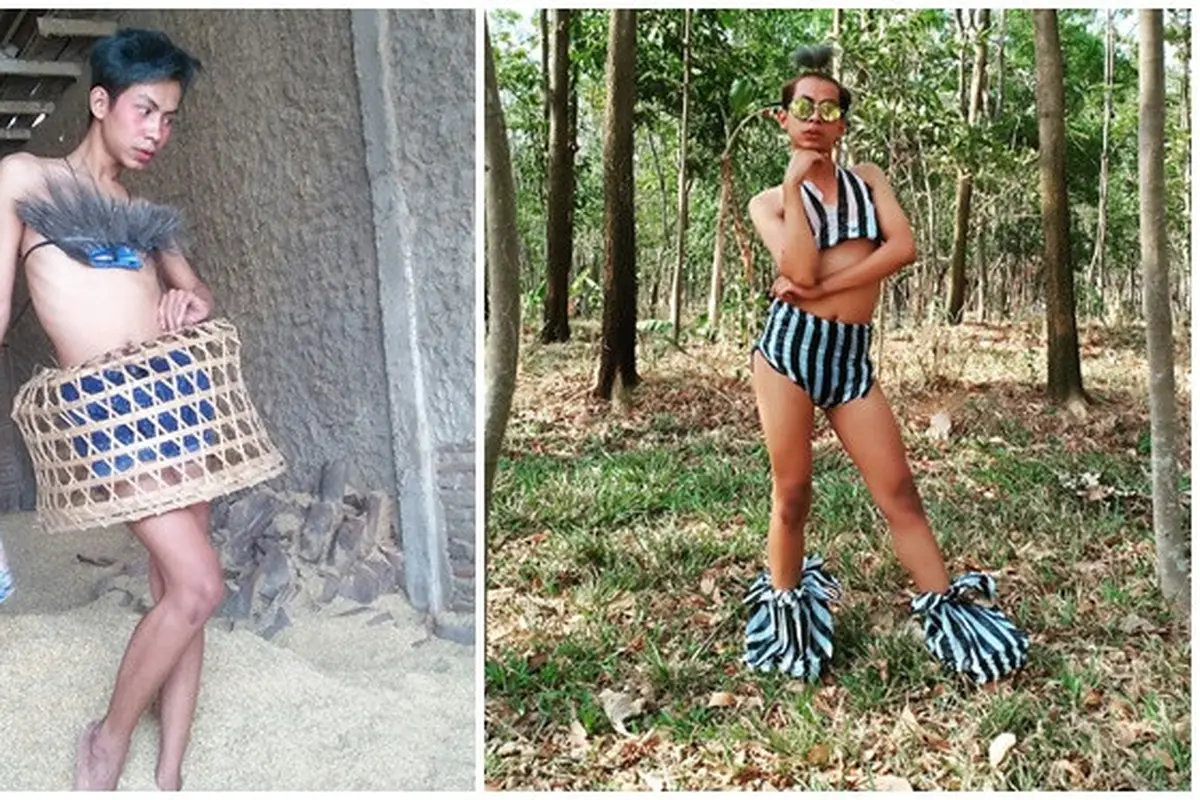 Saingan Mimi Peri, 7 Gaya Fashion Show Ala Pria Boyolali Ini Bikin Elus Dada
