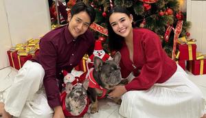 Gaya artis Indonesia rayakan Natal 2025. [IG: @amandamanopo]