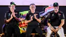 <p>Direktur Utama PT Pertamina Lubricants, Werry Prayogi menambahkan bahwa bagi Pertamina Lubricants, livery spesial ini bukan sekadar desain, tetapi simbol nyata dari kemitraan strategis antara Pertamina Lubricants dan VR46 Racing Team. (Bola.com/Bagaskara Lazuardi)</p>