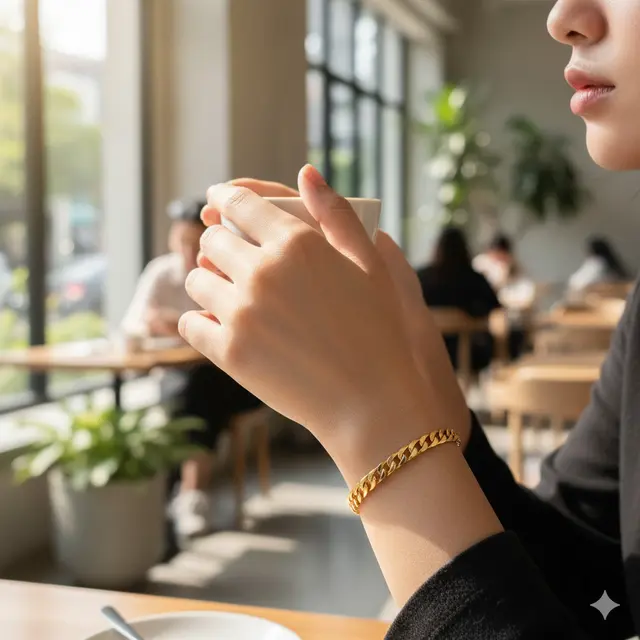 Model Gelang Emas Simpel yang Gampang Dijual Lagi