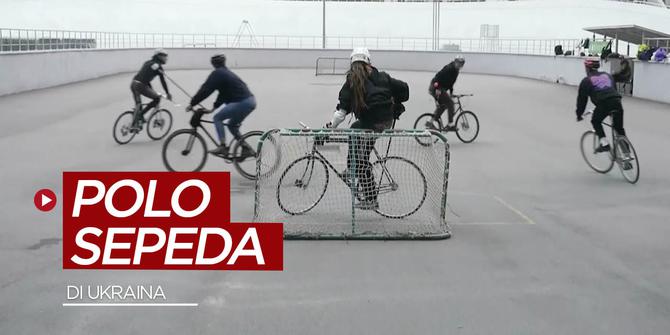 VIDEO: Melihat Serunya Polo Sepeda di Ukraina