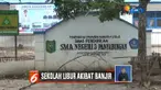 Terdapat sekitar lima sekolah yang terpaksa meliburkan siswanya.