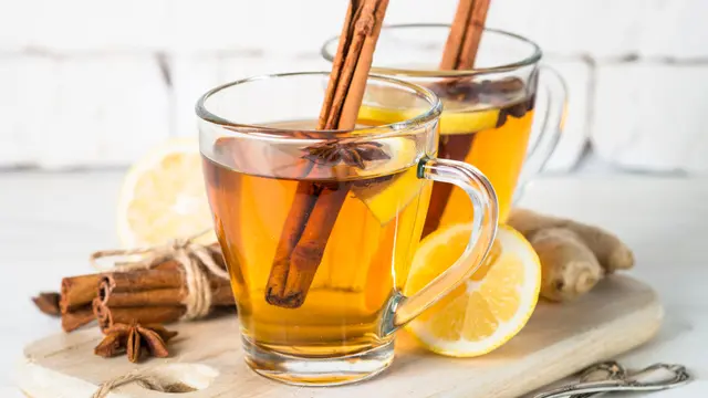 jamu seduh minuman hangat kayu manis lemon